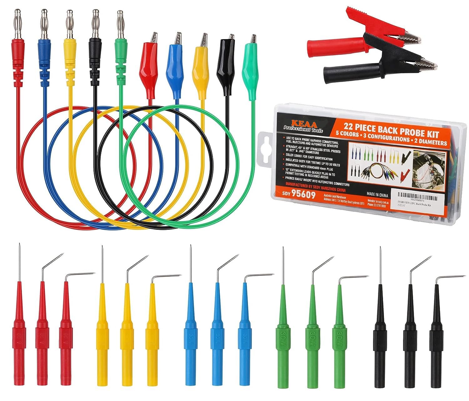 Keaa 22PCS Back Probe Kit, Back Probe Pin Kit (B0CFXX5MQ9) Amazon Price History, Amazon Price Tracker