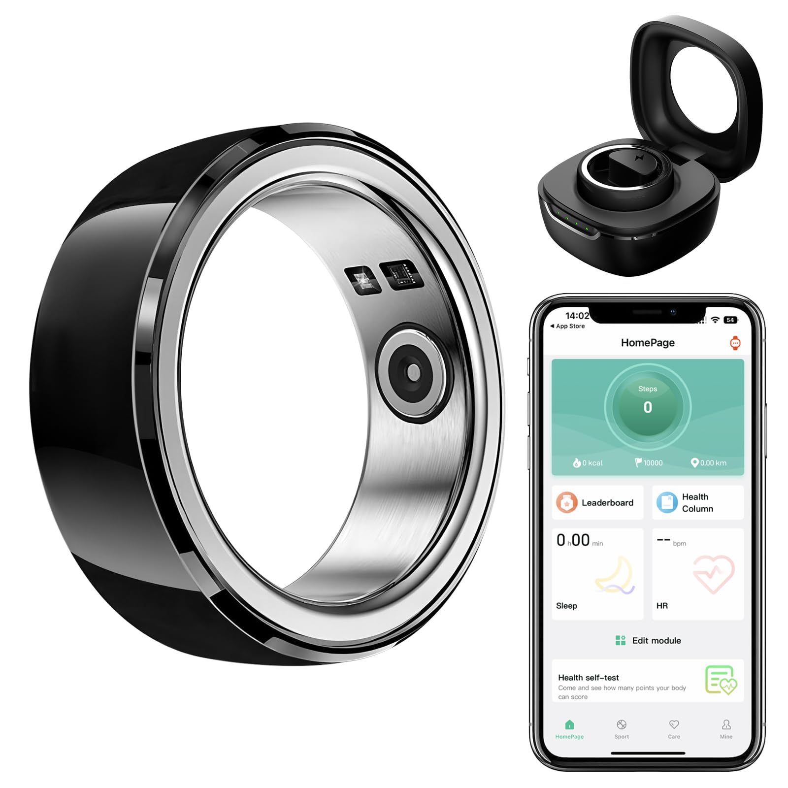 Smart Ring pour retrouver la forme grâce au suivi du sommeil et de l'oxygène du sang - 7