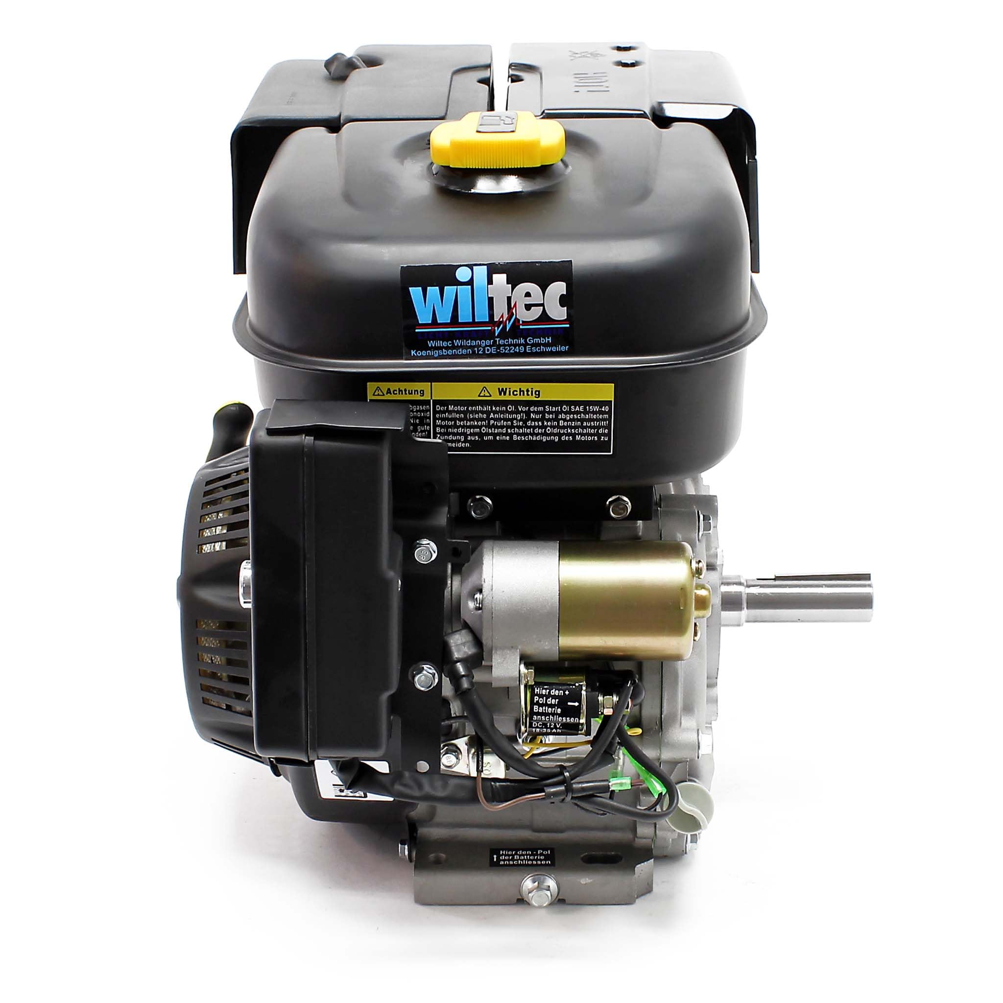LIFAN 177 Moteur essence 6.6kW (9CV) 4-temps 25.4mm Monocylindre avec Démarreur électrique 12V