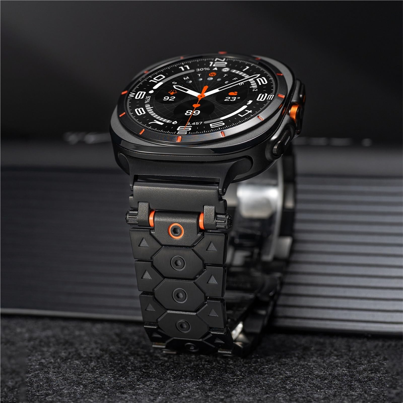 SCRUBY Para Samsung Galaxy Watch Ultra Correa 47mm Accesorios Pulsera deportiva Para Galaxy Watch 7 Ultra Titan Correas de reloj de acero inoxidable y metal Correas de reloj
