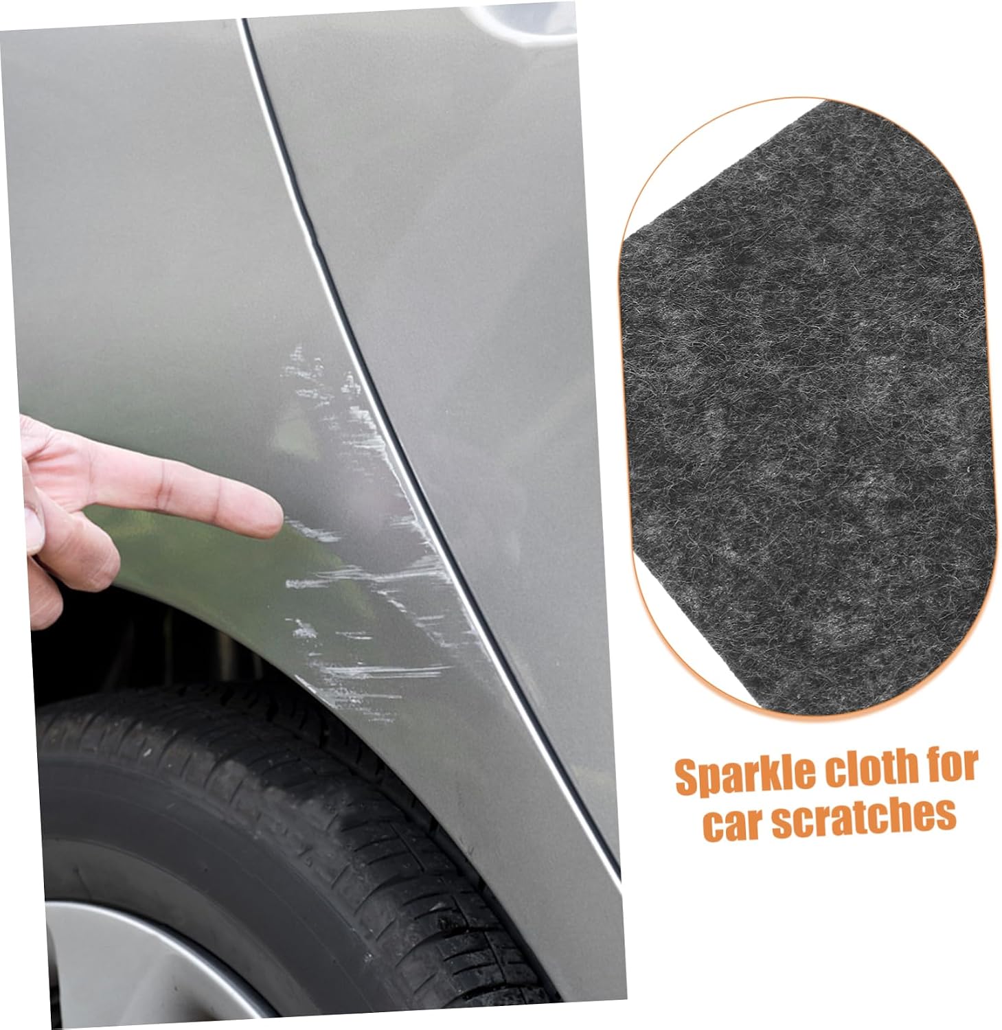 4pcs Nano Vehicle Scratch Remover Cloth Car Paint Scratch Remover for Cars