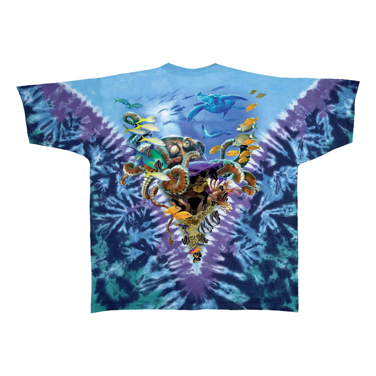 Liquid Blue Caribbean Treasure T-Shirt Unisex-Adulto