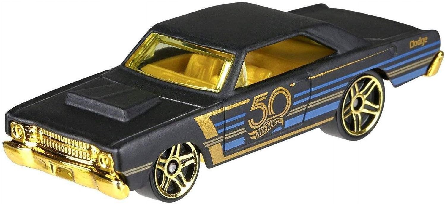 2018 50th Anniversary Black & Gold Series 1/64 Scale Diecast Model Car ('64 Impala 5/6)