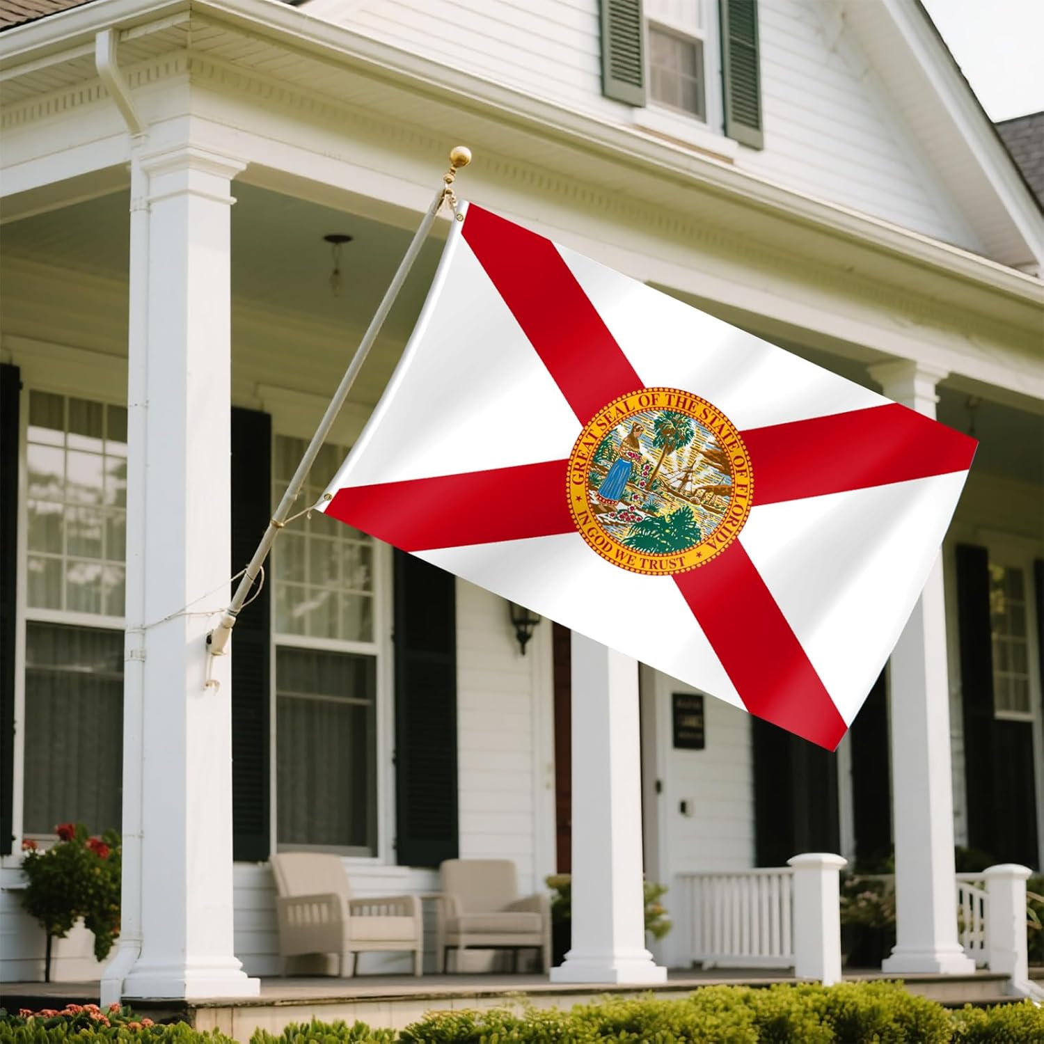 Florida Flag, 3x5 Florida FL State Flags with Brass Grommets, Ideal for Party Parades Sports Events Outdoor Decorations - Image 5