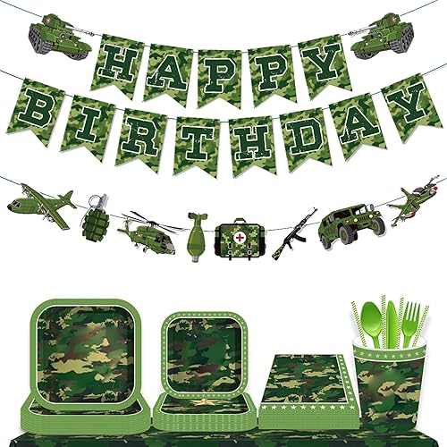 Vista 256 de Zwiebeco Decoración de fiesta de feliz cumpleaños, banderín, guirnalda de banderines, kit de abanico de papel para niños, Capitán América