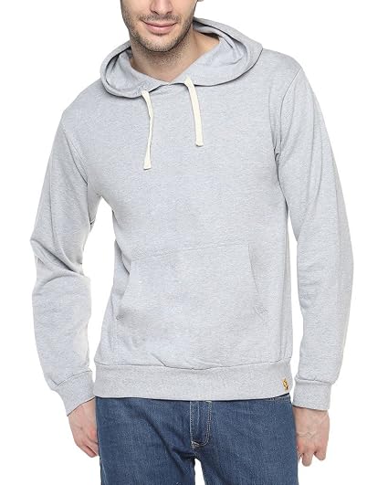 Grey Mens Hoodie