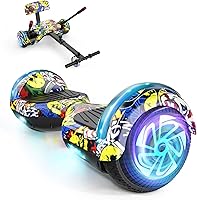 Vista 16 de SISIGAD Scooters for Kids Ages 7-12, with Built-in Bluetooth Speaker and 6.5" Colorful Lights Wheels, Safety Certified Self Balancing Scooter