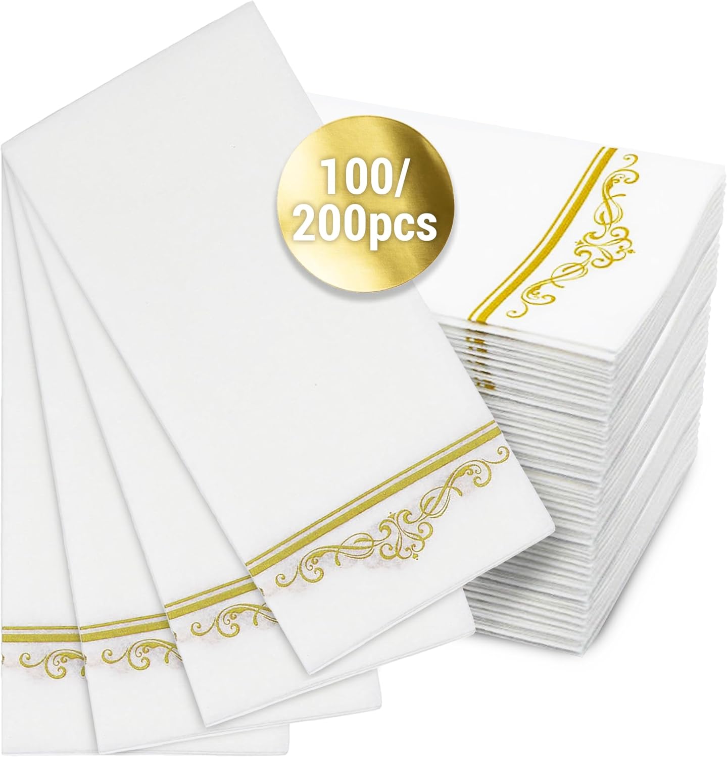 Evi‘s World Hand Towels Luxurious Linen Feel Disposable