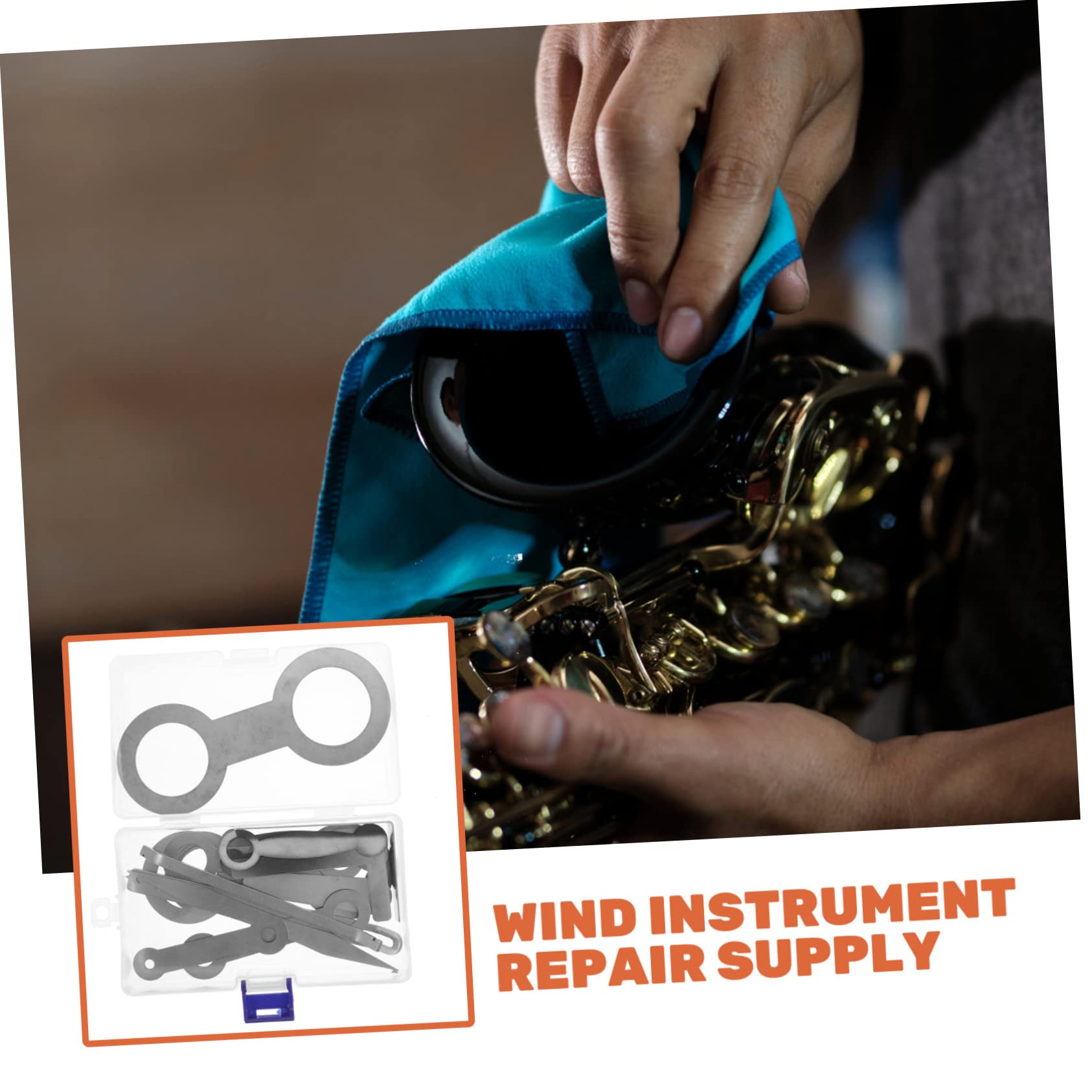 TOYANDONA Reparaturset Für Blasinstrumente Werkzeugen Kompaktem Design Und Vielseitiger Anwendung Für Saxophone Klarinetten Oboen Und Flöten Reparaturwerkzeug Für Musikinstrumente