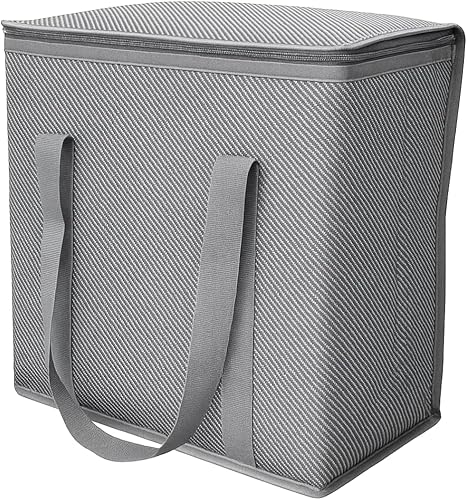 Miniatura 11 de DURASACK Bolsa de Entrega de Alimentos con Aislamiento Mediano – 13"x7"x13" Bolsa Térmica Reutilizable para Comidas Calientes y Frías – Portador de