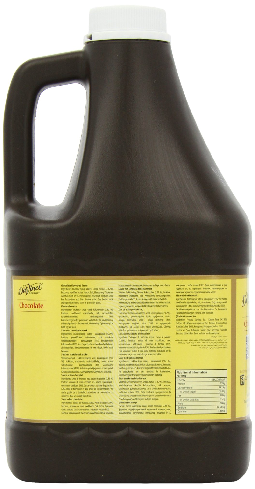 Da Vinci Gourmet Classic Chocolate Sauce, 1er Pack (1 x 2.5 kg)