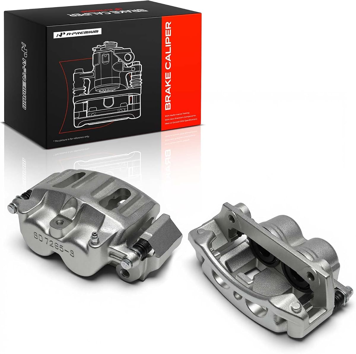 A-Premium Front Left and Right Side Disc Brake Caliper with Bracket | Compatible with Ford F-150 1999-2003, F150 Heritage 2004 & Lincoln Blackwood 2002, Corrosion-resistant, Direct-fit
