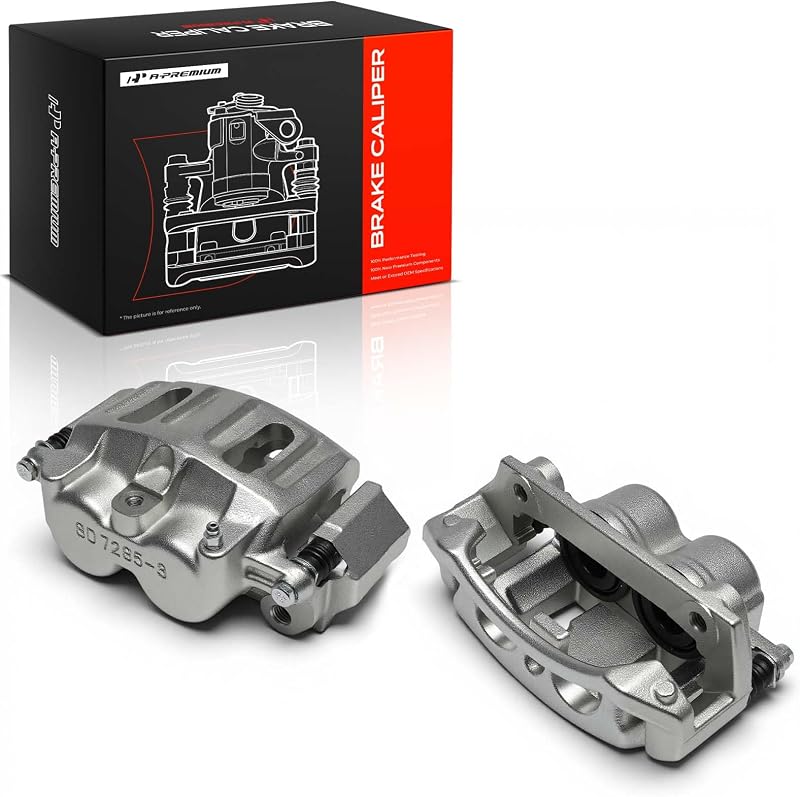 A-Premium Front Left and Right Side Disc Brake Caliper with Bracket | Compatible with Ford F-150 1999-2003, F150 Heritage 2004 & Lincoln Blackwood 2002, Corrosion-resistant, Direct-fit