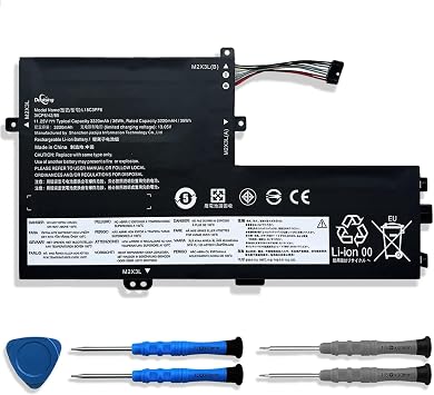 L18C3PF6 Laptop Battery Compatible with Lenovo IdeaPad S340 14" 15" inch C340-15IIL C340-15IWL S340-15IWL Series Notebook L18C3PF7 L18M3PF6 L18M3PF7 L18L3PF2 3ICP6/42/85 11.25V 36Wh/3320mAh