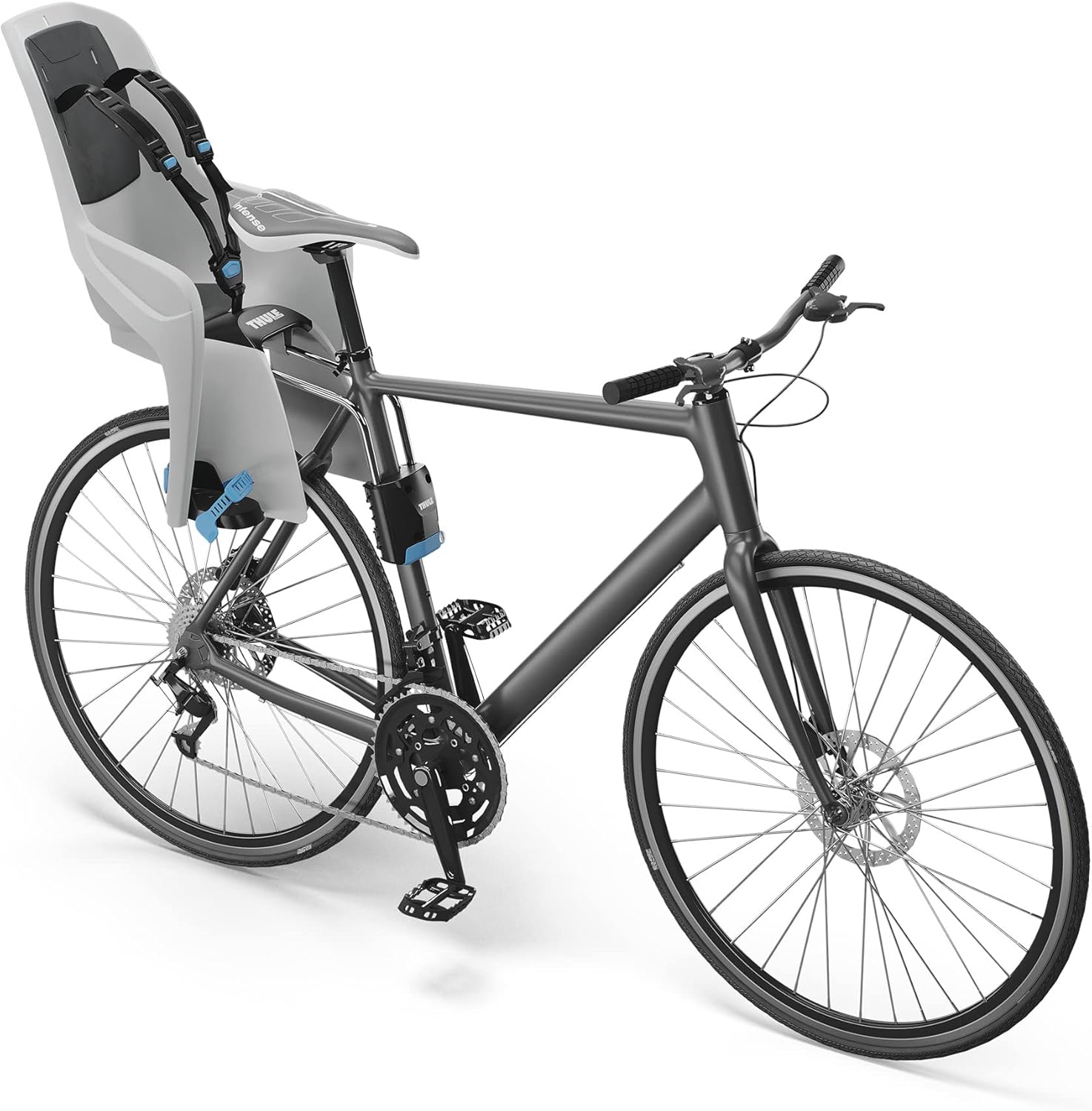 Thule RideAlong Lite Child Bike Seat, Light Grey