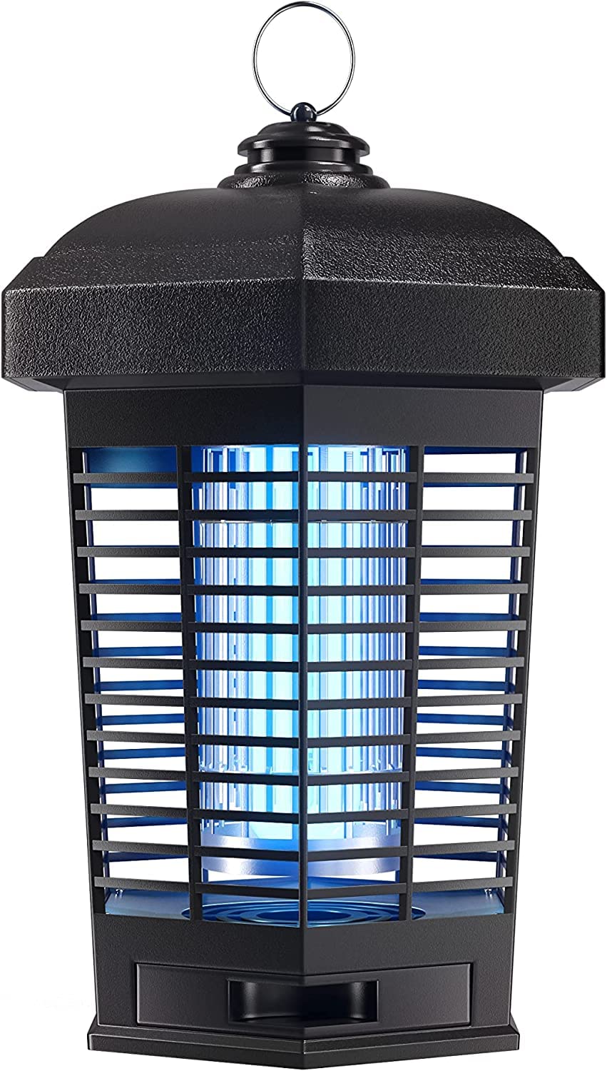 Photo 1 of ***POWERS ON*** Bug Zapper, Electric Bug Zapper Indoor Oudoor, 4200V 15W Mosquito Zapper Fly Catcher & Electric Insect Killer for Mosquitoes, Flies, Gnats & Other Flying Pests Insects, 1.5 Acre Coverage