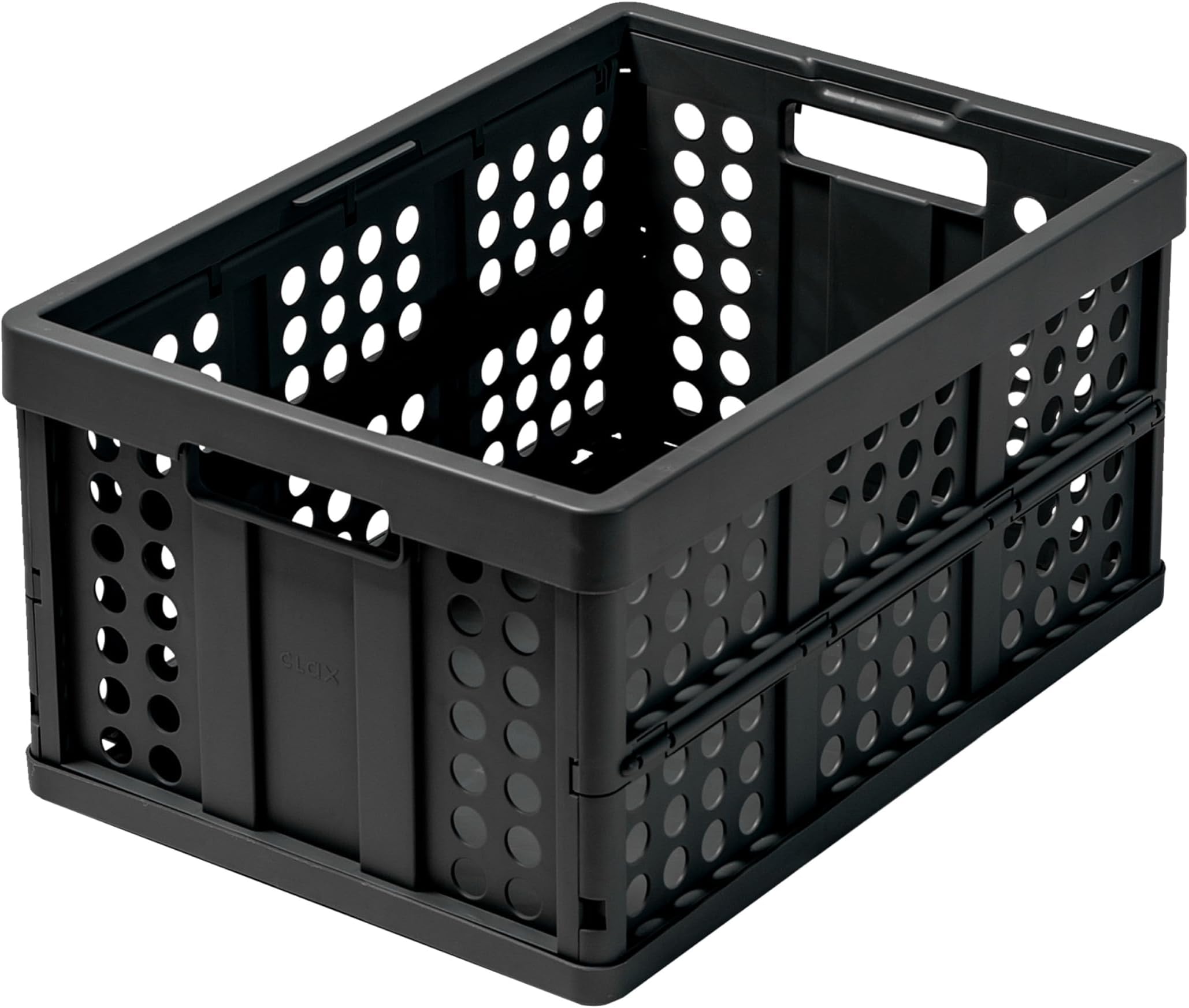Clax® crate | folding box | basket | 48 qt (12 gal) | black