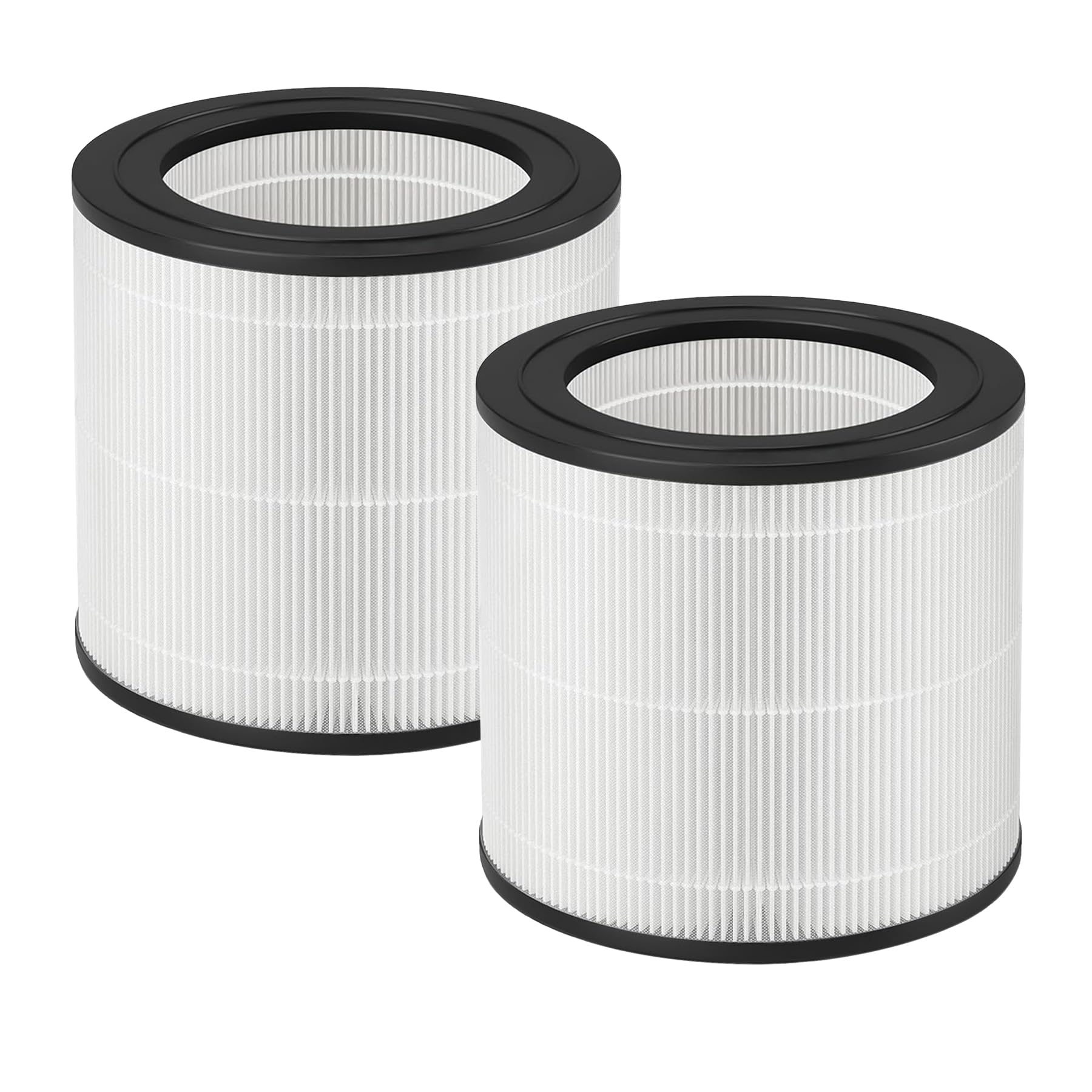 FY0611 Lot de 2 filtres de rechange pour purificateur d'air Philips série 600 AC0650/10 AC0651/10 H13 True HEPA FY0611/30