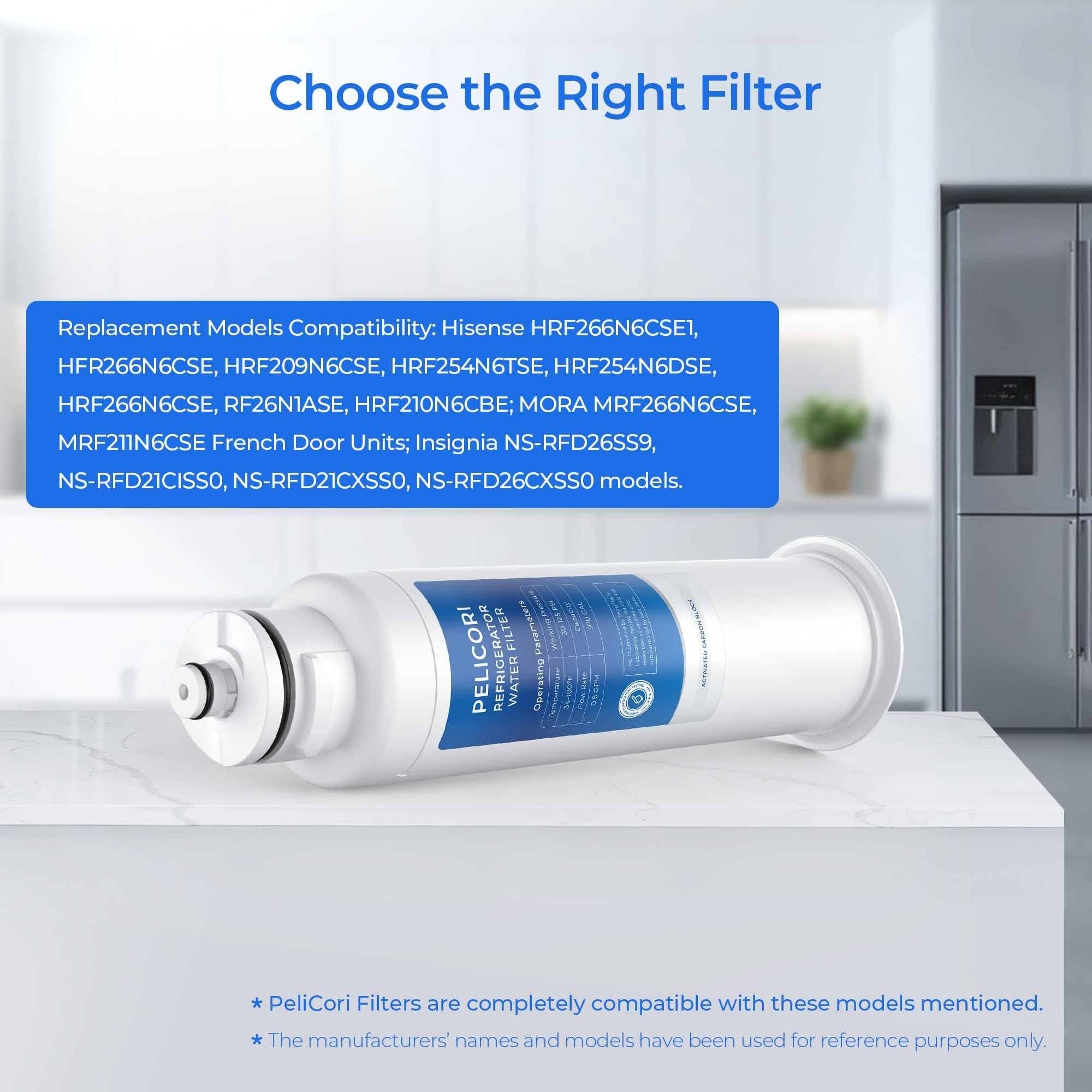 Amazon.com: PELICORI HX2017FR-A Water Filter, Compatible with