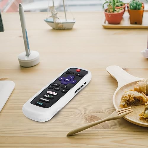 Miniatura 3 de Funda para control remoto Roku, cubierta de batería para control remoto TCL Roku Smart TV Streaming Stick, funda protectora de silicona para control