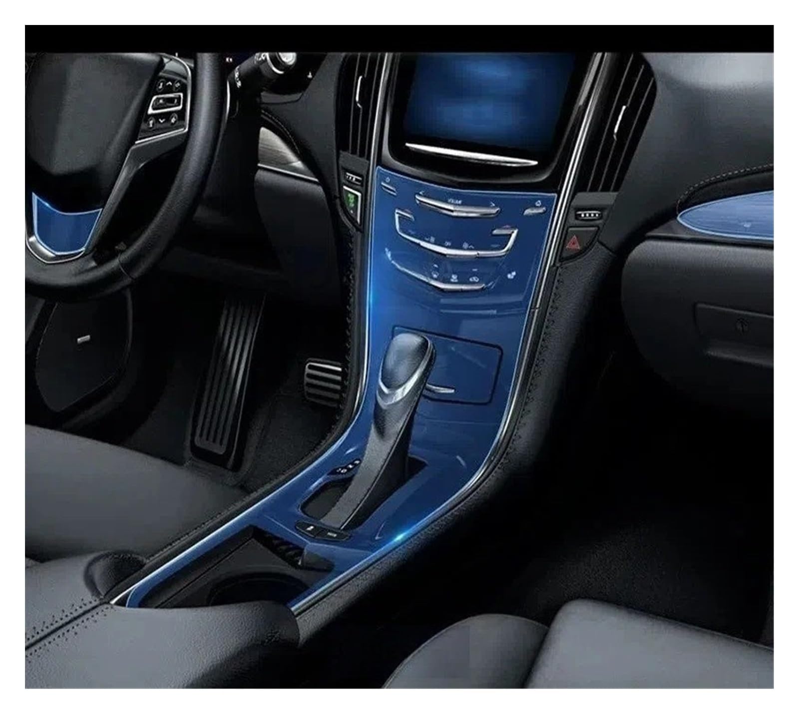 para Ca&dillac ATS 16-19 Consola Central Interior De Coche Película Protectora Transparente De TPU Anti-arañazos Accesorios De Reparación Reajuste Protector Pantallas