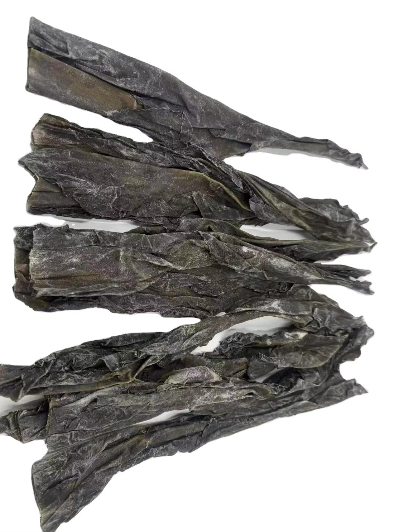 Bandes de varech séchées de qualité supérieure - Feuilles d'algues 100 % naturelles (500 g) pour la cuisine (1)