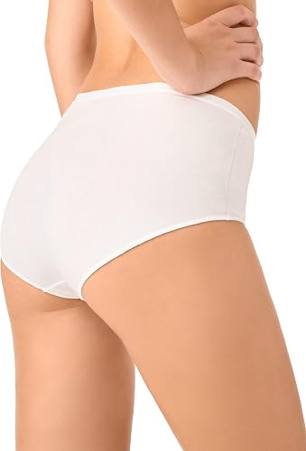 Slip Midi Golden Lady In Cotone E Pizzo - Donna, Comodo, Fianco Alto, 86% Cotone - Foto 9
