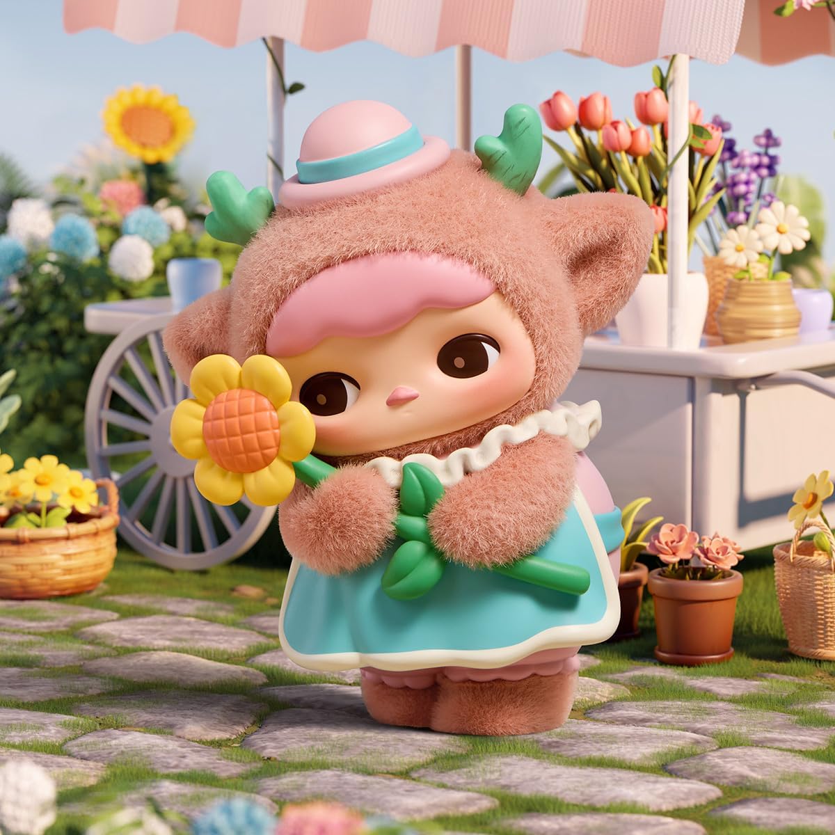 POP MART PUCKY Fairies' Market Series Blind Box Figures, Collectible Toys Home Decorations, Holiday Birthday Gifts for Girls and Boys, Single Box
