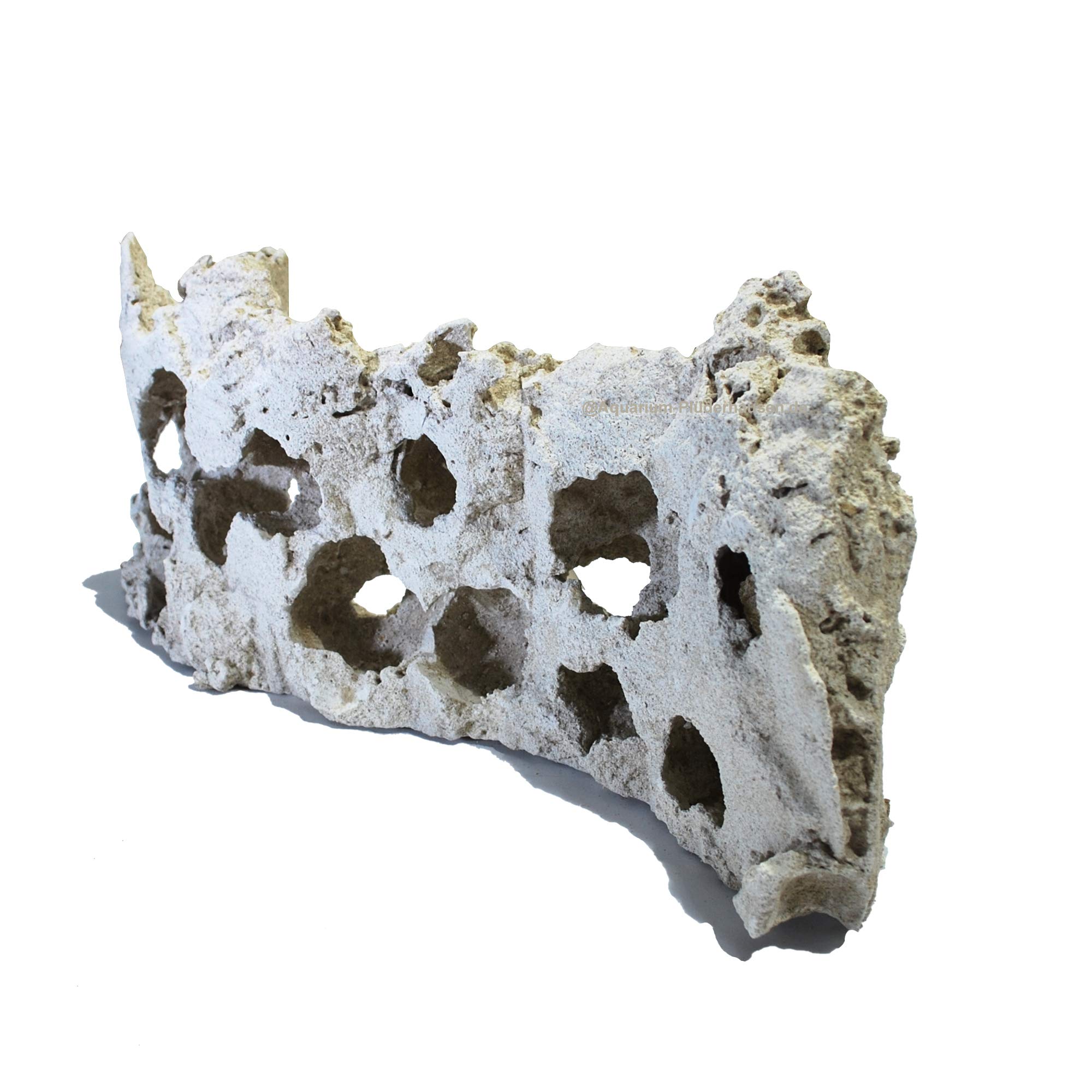 Lochgestein Aquarium Deko Felsen Malawi See S-Form 39x13x17 cm