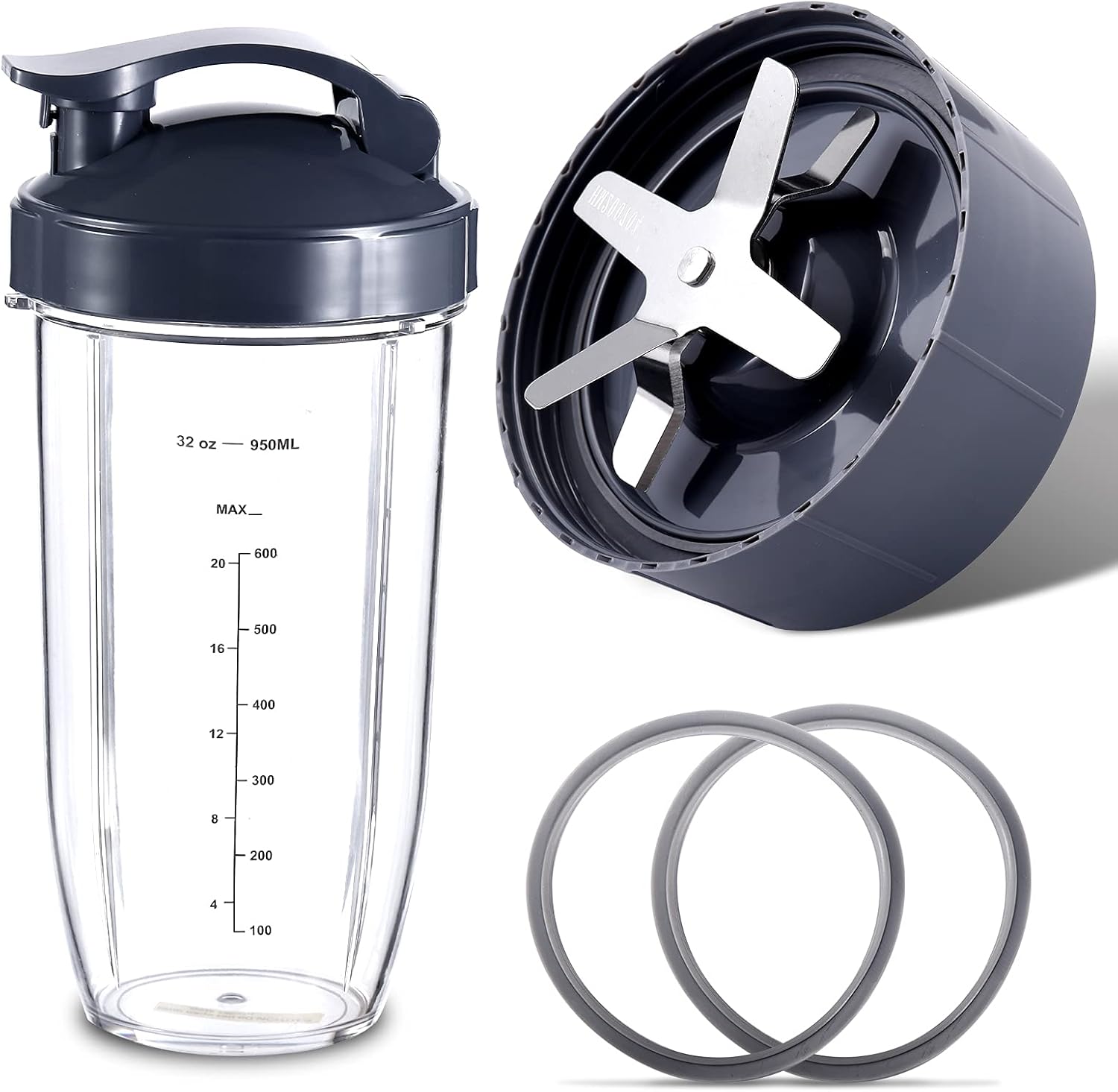 32oz Cup and Extractor Blade are Compatible with NutriBullet 600W/900W