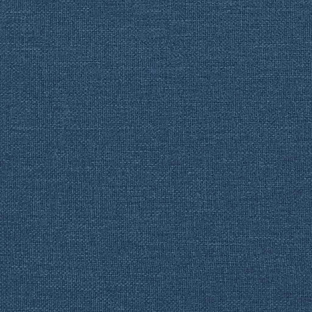 Poltrona Chesterfield in tessuto blu, con imbottitura in schiuma, 78,5 x 74,5 x 74,5 cm, comoda poltrona lounge per soggiorno e camera degli ospiti, per rilassarsi e sedersi