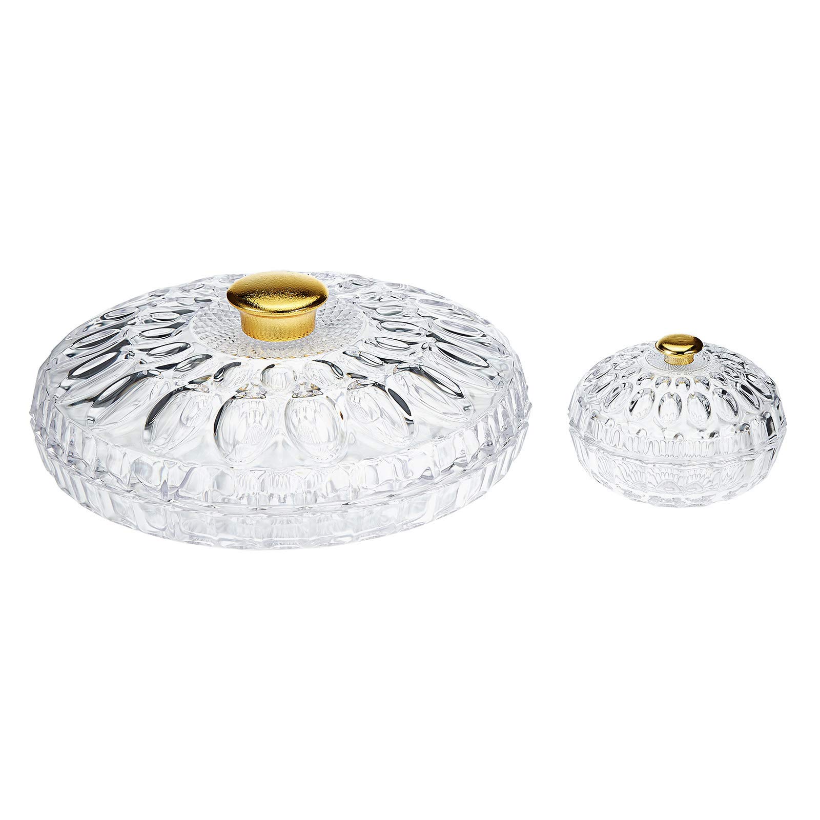 Harmony Classic Tray W/Channel & Lid W/Offset Box Size: 23.5X24X9.5Cm Pn311_1_310_P4,Clear