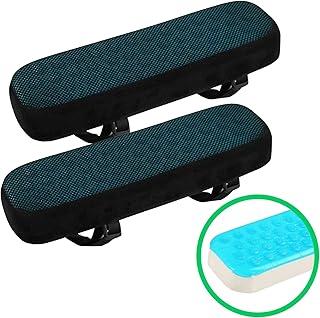 Catekro Ergonomic Armrest Pads - Office Chair Armrest Cover Pillow - Elbow Support Pads for Computer, Gaming and Desk Chairs (One Pair)