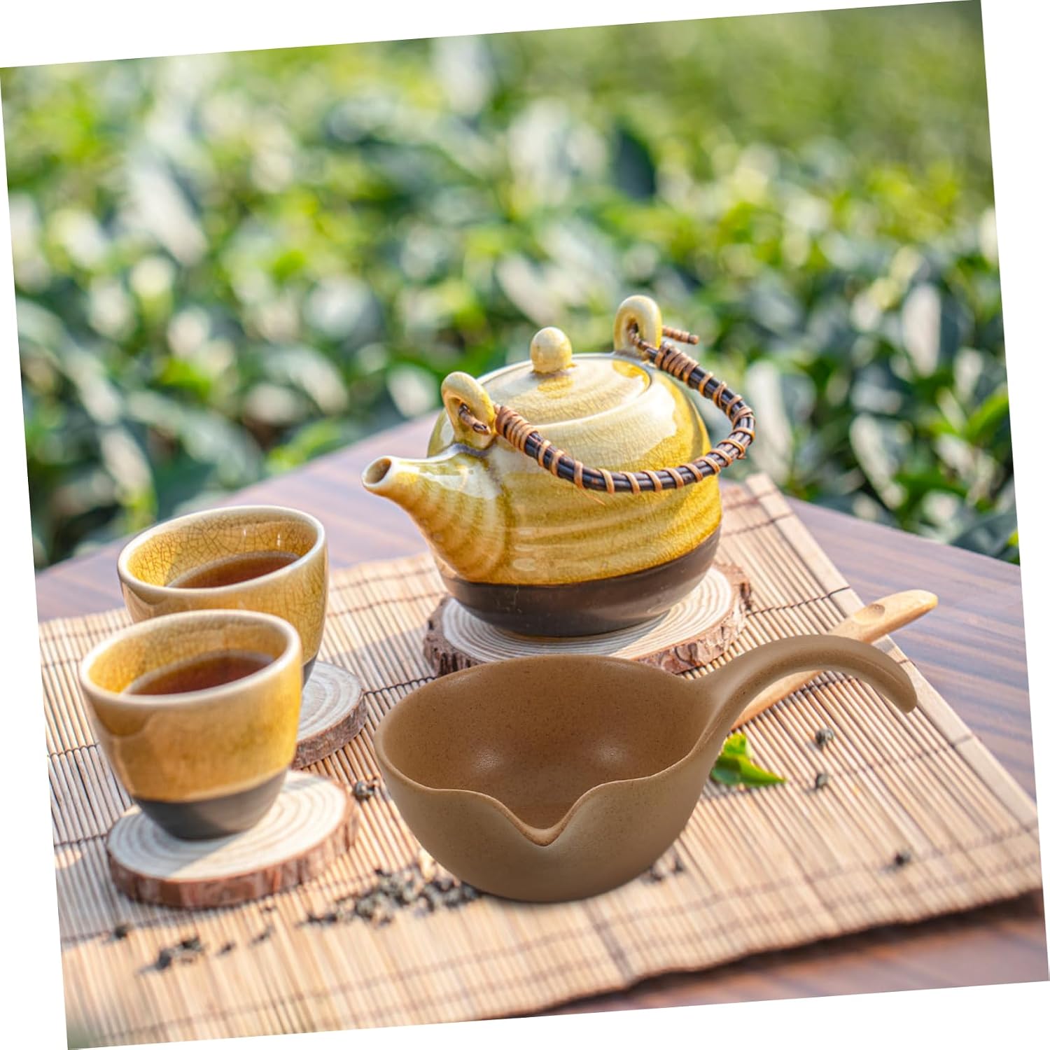 Ceramic Tea Scoop for Loose Leaf Tea Multipurpose Household Accessory Aesthetic Design