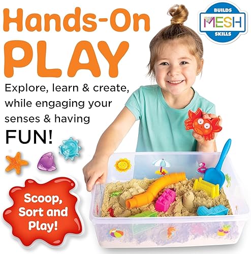 Miniatura 37 de Creativity for Kids Cubo sensorial: juego de zona de construcción - Actividades de aprendizaje preescolar, juguetes de excavadora para niños de 3 a