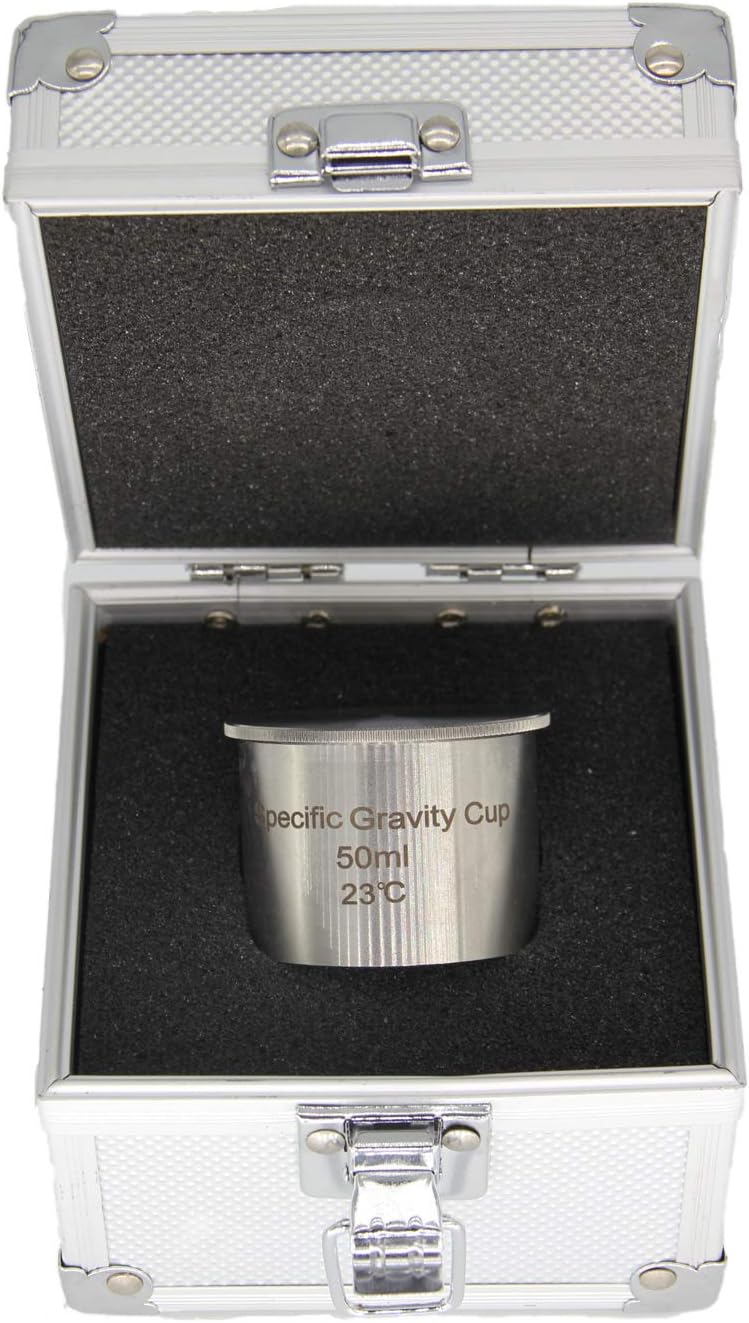 Original Paint Density Specific Gravity Cup Stainless Steel Paint Density Determiner Pycnometer 50ml