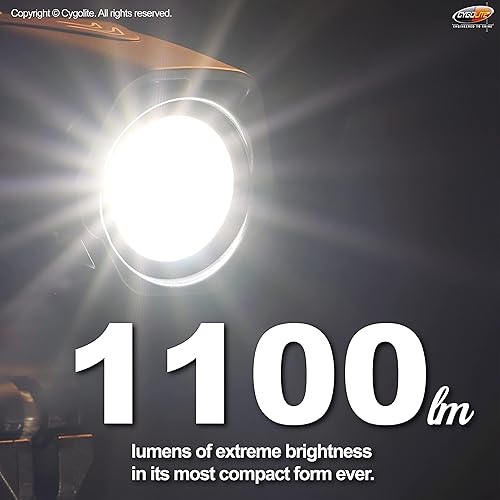 Miniatura 4 de CYGOLITE Metro Pro - Luz de bicicleta de 950 lúmenes, 5 modos nocturnos y 3 modos diurnos, compacta y duradera, resistente al agua IP67, montaje