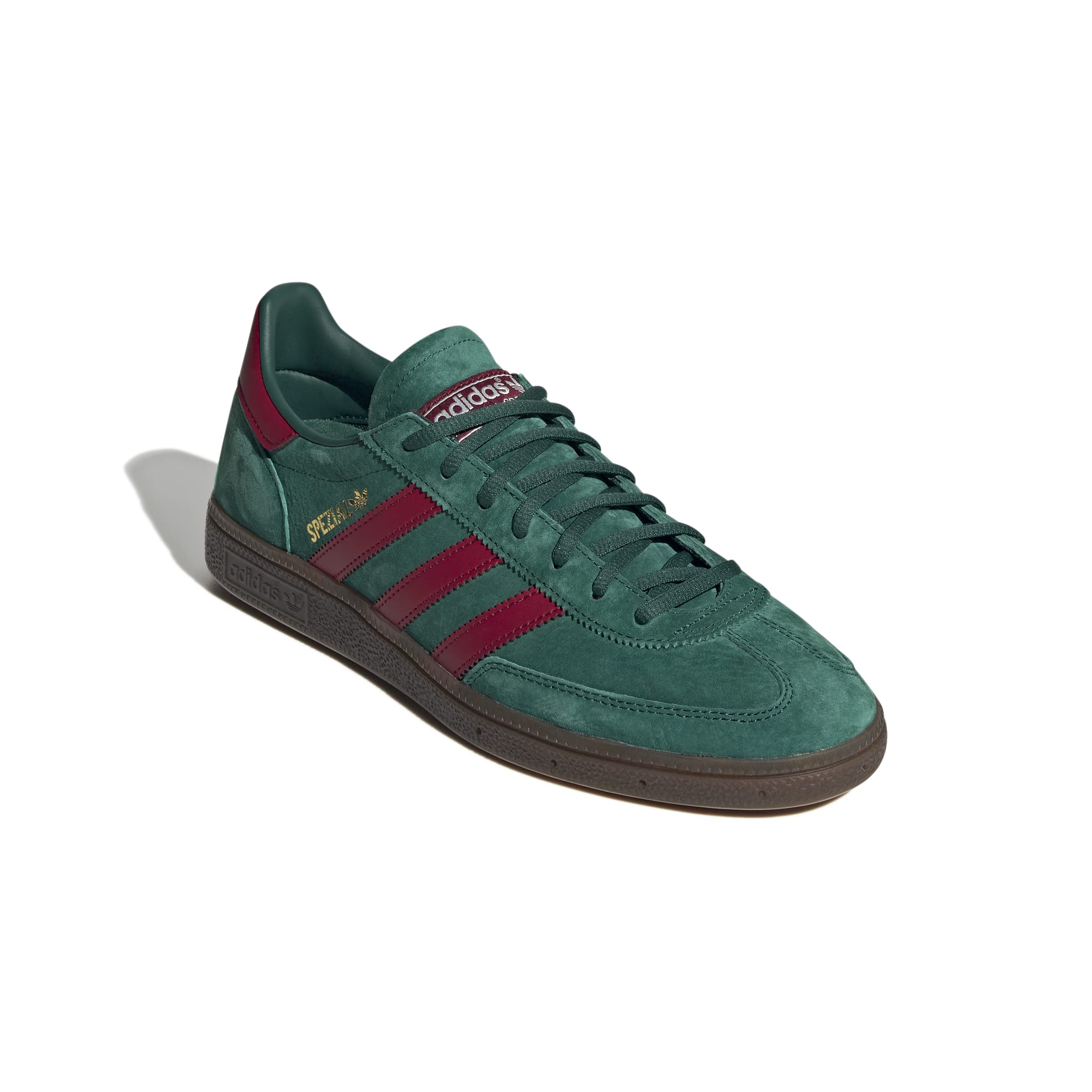 adidas Handball Spezial Womens Sneakers: 6 Collegiate Green Collegiate Burgundy Gum5