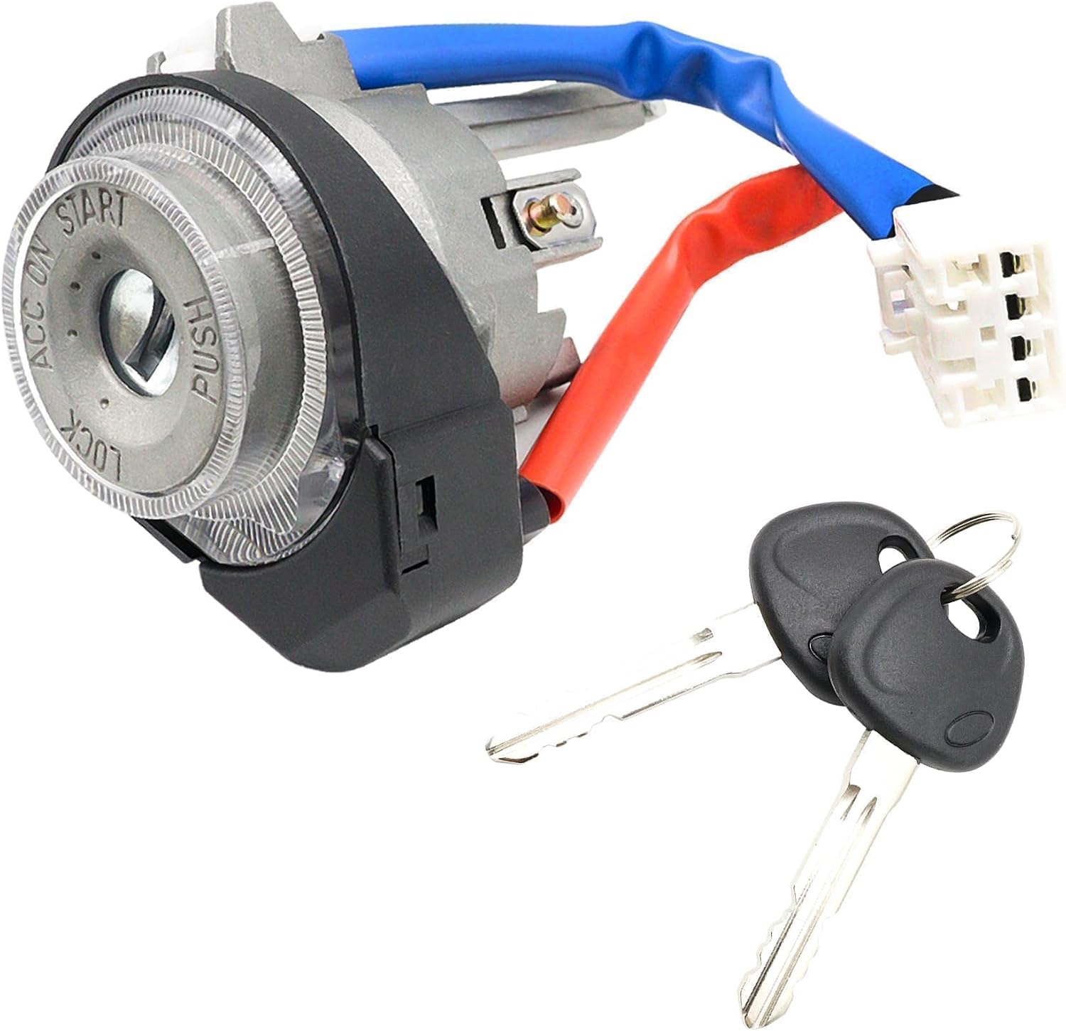Ignition Switch Lock Cylinder Assembly with 2 Keys Fit for Hyundai Elantra 2017 2018 2019 2020 Replace# 81905-F2230 81905F2230