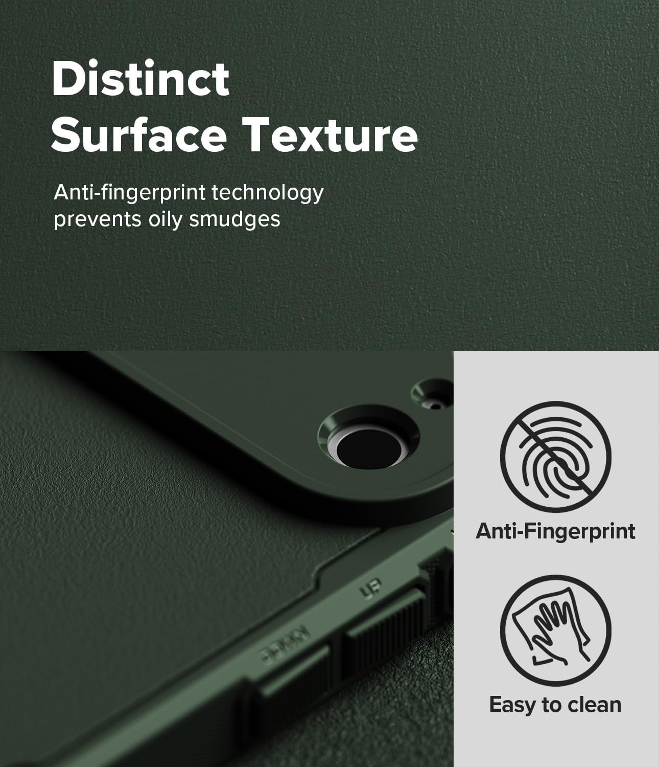 Ringke Rugged Gear for iPhone 17 Pro Max Case [Compatible with MagSafe] Prevents Oily Smudges Non-Slip Enhanced Grip Protective Cover Precise Cutouts for Camera - Magnetic Dark Green