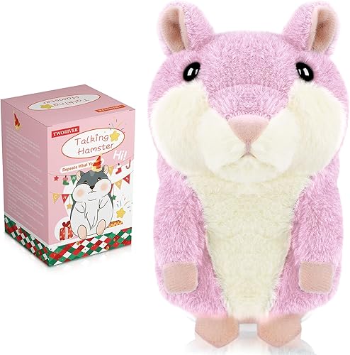 Juguetes al aire libre para niños pequeños de 1 a 3 años, hámster parlante, repite lo que dices, animales de peluche, día del padre, regalos