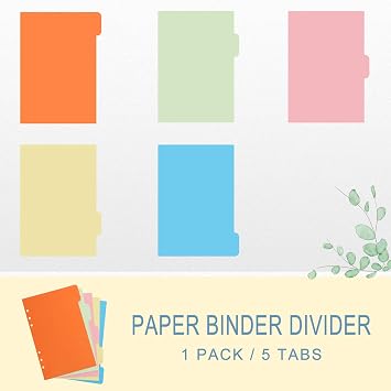 Toplive 6 Ring Binder Notebook, Transparent PVC Binder Cover Notebook Planner Refillable Loose Leaf Round Ring Personal Journal with Insert (Transparent, A6)