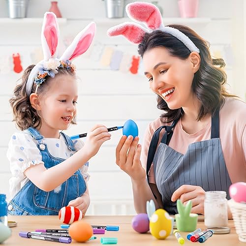 Miniatura 47 de 28 marcadores de pintura acrílica metálica de doble punta, con punta de pincel y punta fina, para pintar roca, cerámica, madera, lienzo, plástico