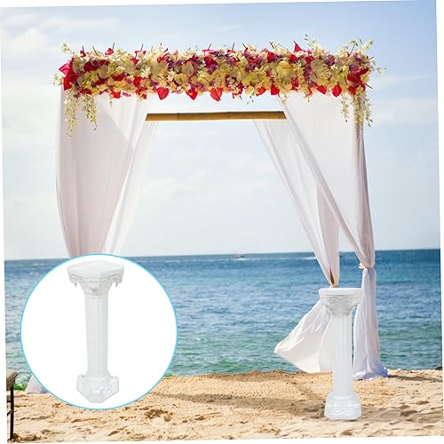 Miniatura 9 de DOITOOL Soporte para plantas de pilar romano, estatua de columna de plástico, columna romana, columna de boda, soporte para maceta, estante para