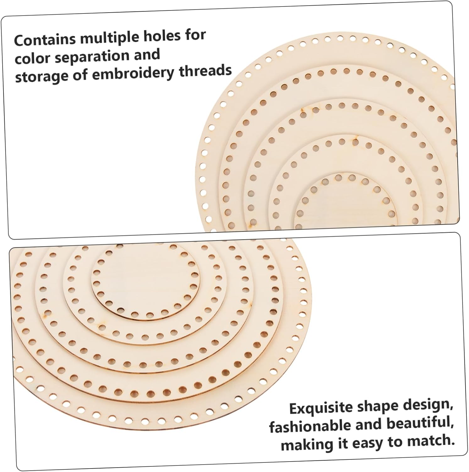 Basket Bottom for Basket Weaving, 5pcs DIY Xmas