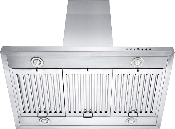 Z Line GL2i-42 Stainless Steel Island Mount Range Hood, 42-Inch
