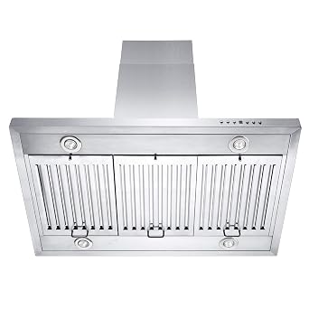 ZLINE 42 Ducted Island Mount Range Hood with Dual Remote Blower in Stainless Steel (GL2i-RD-42)