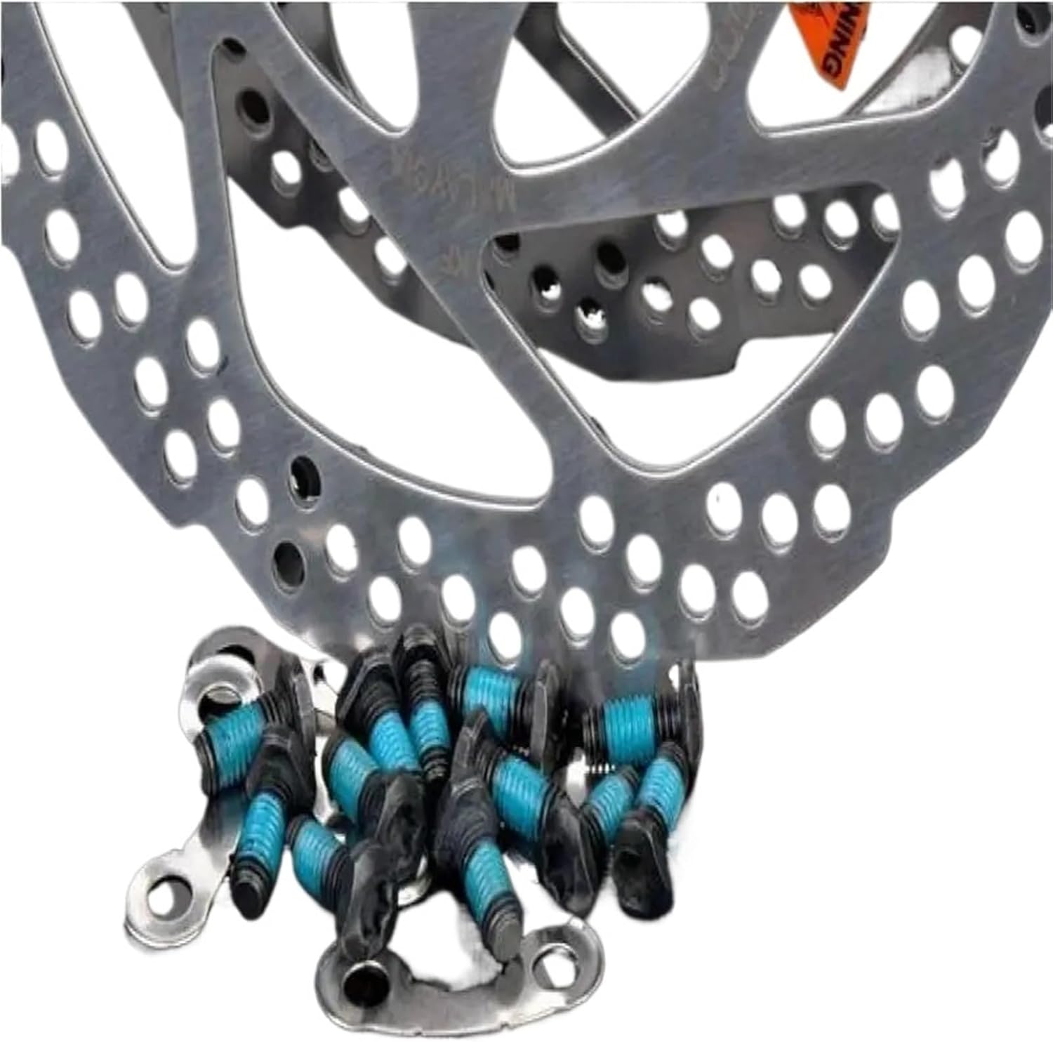RT56 6 Bolt Bicycle Disc Brake Rotor - 160mm Heat Dissipation for Road & Mountain Bike Hydraulic Brakes