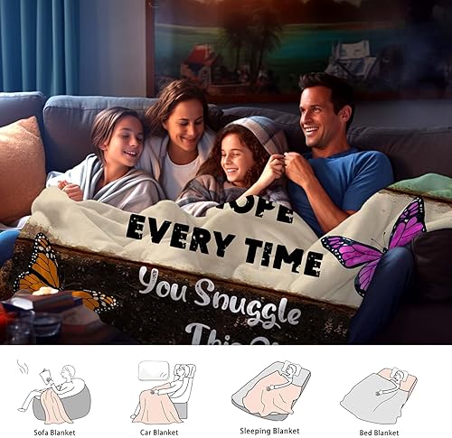 Miniatura 3 de Manta de regalo para abuela, regalos de cumpleaños, manta de nietos de 60 x 50 pulgadas