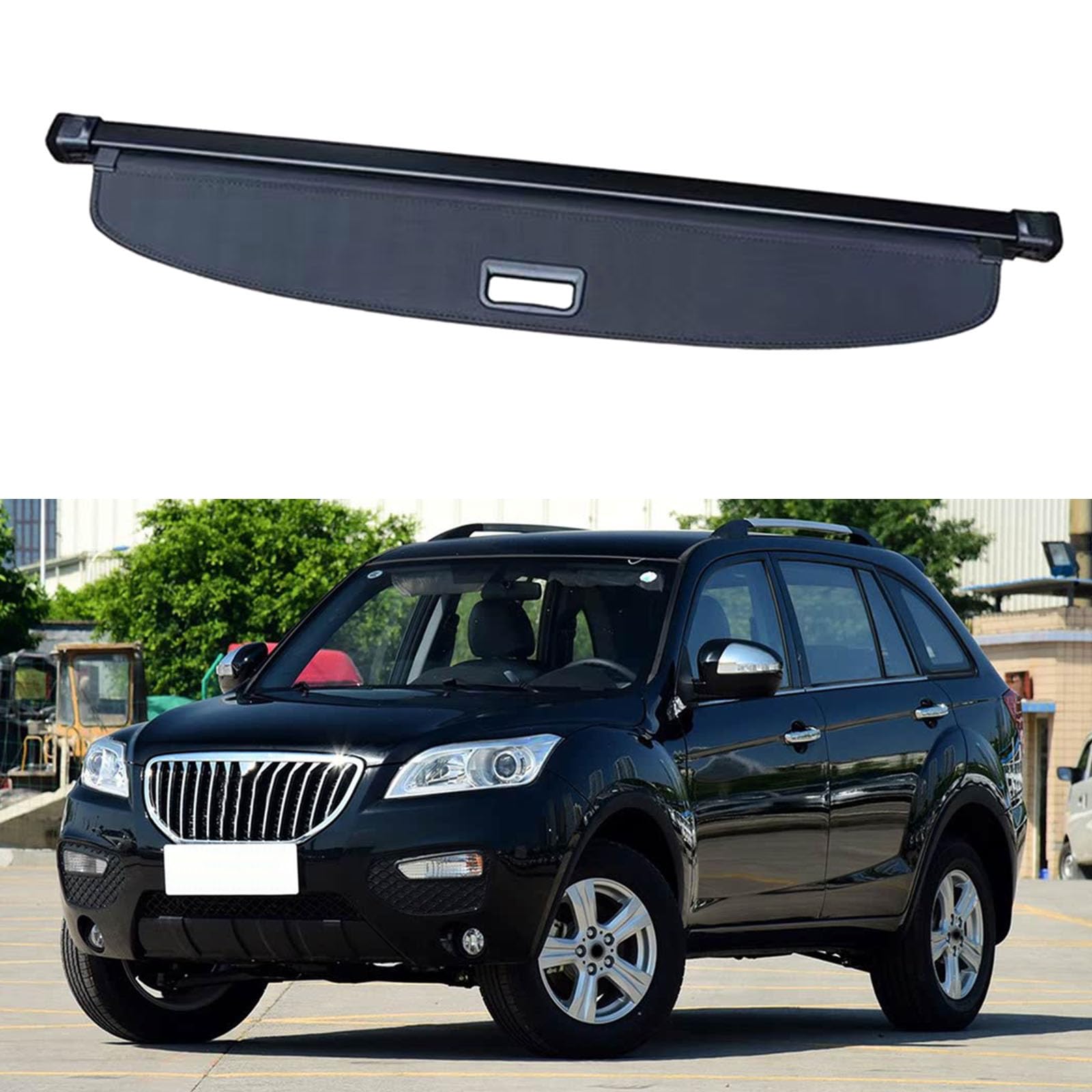 SXLGDW Car Retractable Rear Trunk Parcel Shelf,Compatible with Lifan X60,Car parts